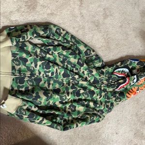 Bape ABC Green Camo Hoodie size: Men’s Medium